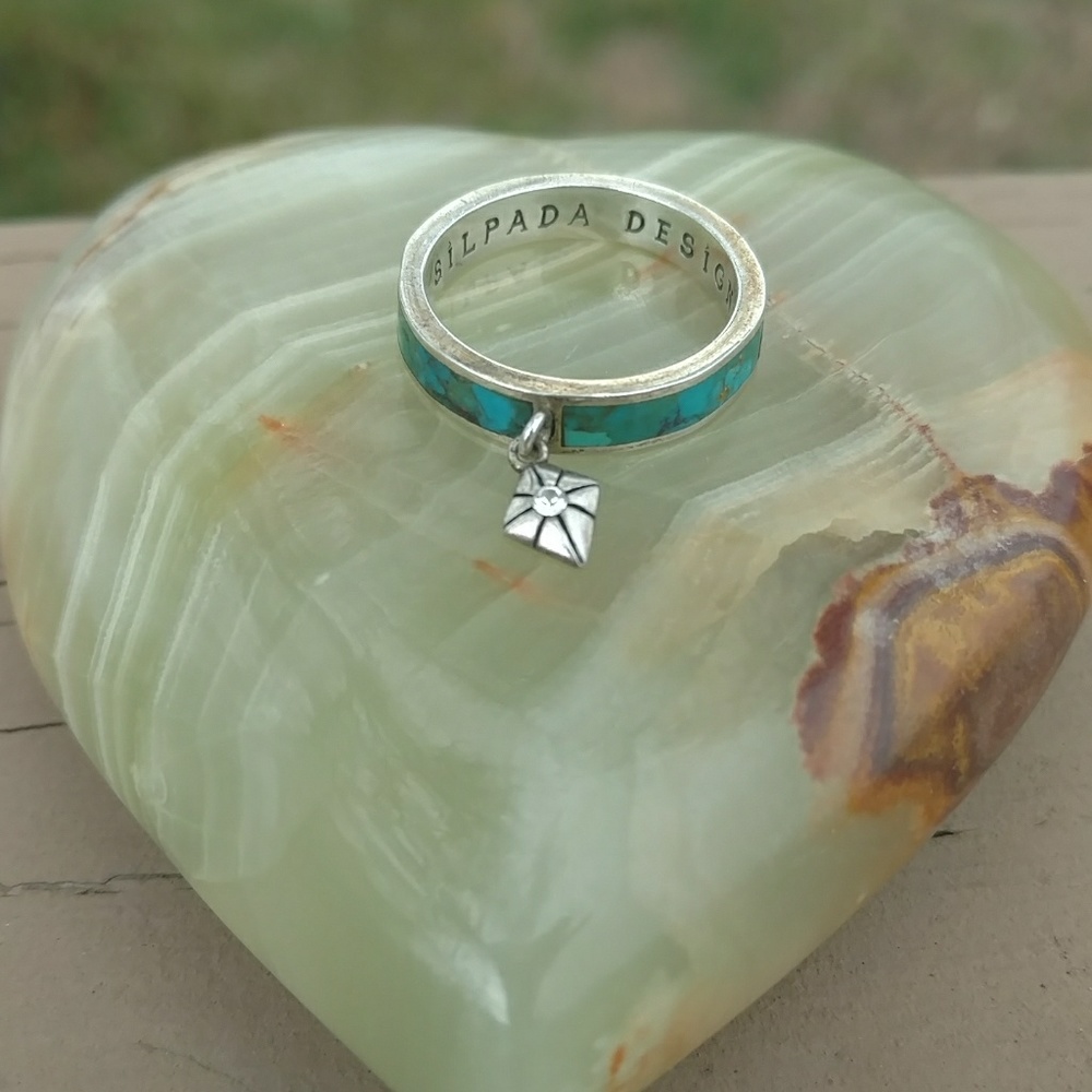 Sterling Silpada Island Ring Sz. 6.5